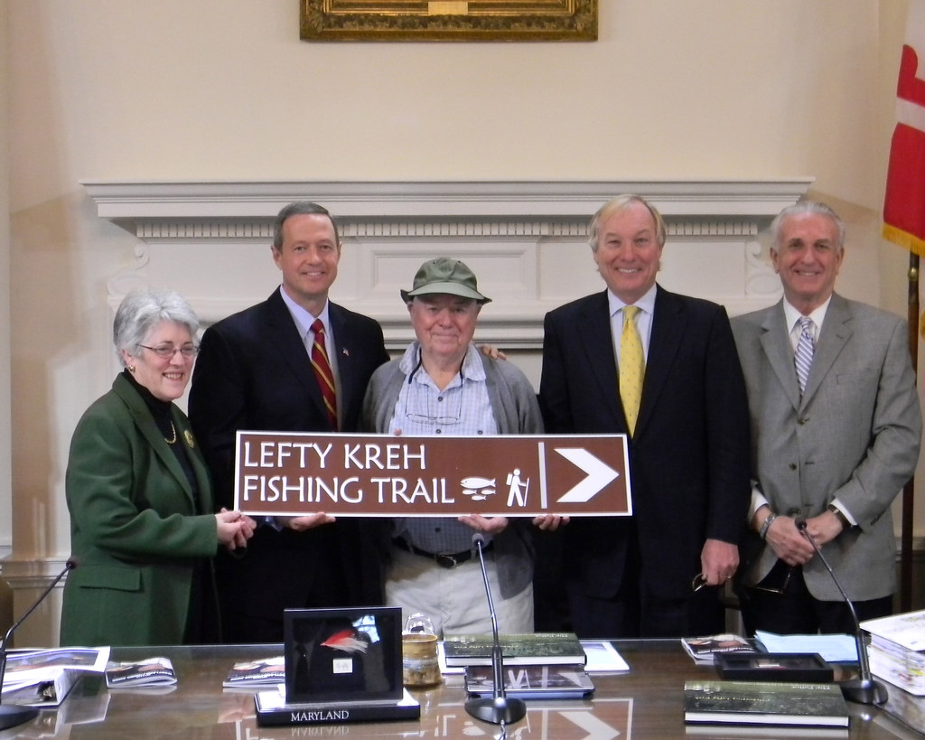 Lefty Kreh 在马里兰州会议上